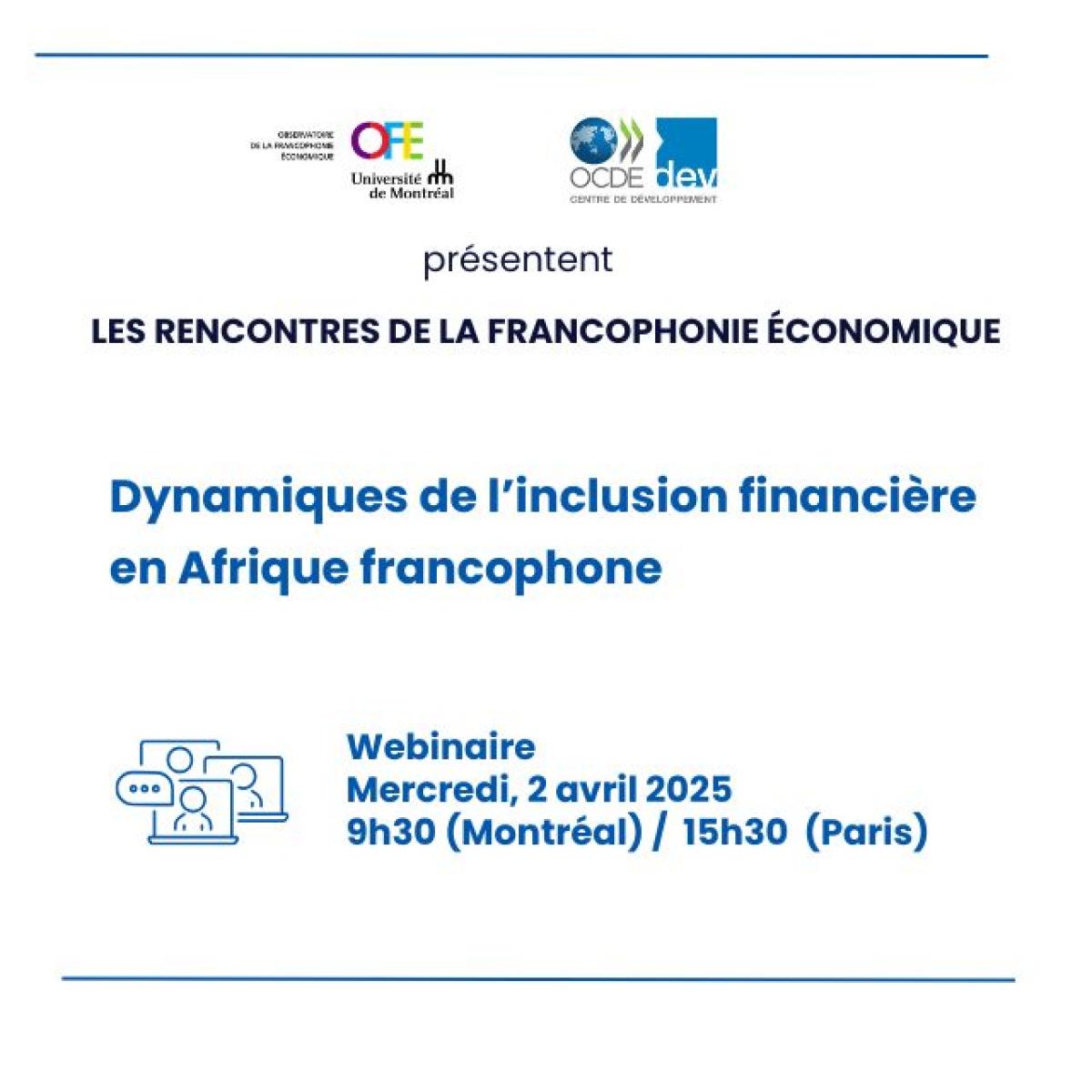 Dynamiques de l'inclusion financière en Afrique francophone